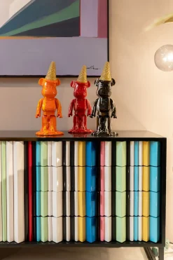 KARE Deko Figur Gelato Bear Orange 40cm Outlet