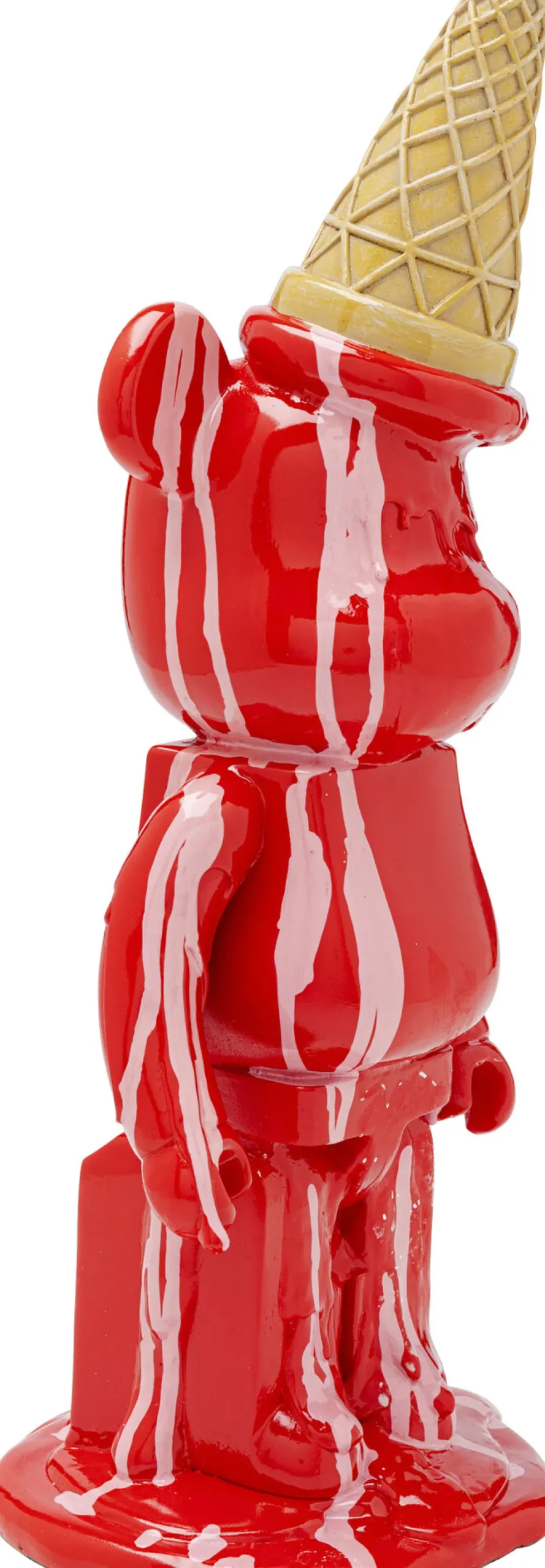 KARE Deko Figur Gelato Bear Rot 40cm Sale