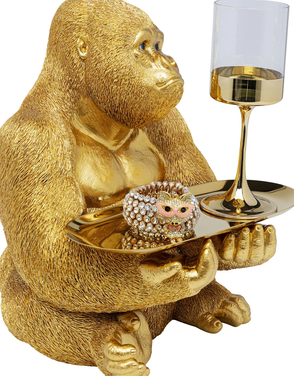 KARE Deko Figur Gorilla Butler 37cm Discount