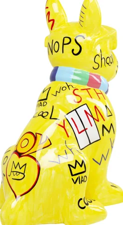KARE Deko Figur Graffiti Dog Gelb 122cm Hot