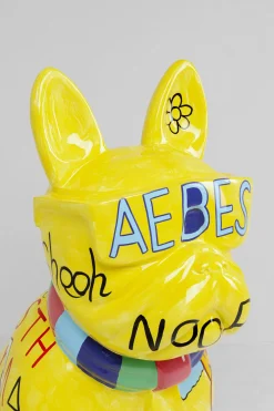 KARE Deko Figur Graffiti Dog Gelb 122cm Hot