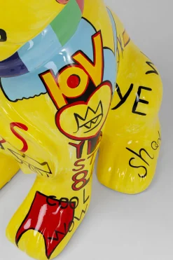 KARE Deko Figur Graffiti Dog Gelb 122cm Hot