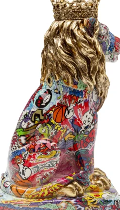 KARE Deko Figur Graffiti King Lion 29cm New