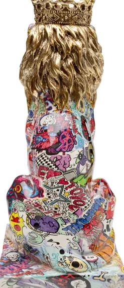 KARE Deko Figur Graffiti King Lion 29cm New