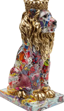 KARE Deko Figur Graffiti King Lion 29cm New