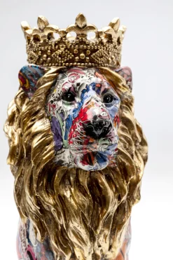 KARE Deko Figur Graffiti King Lion 29cm New