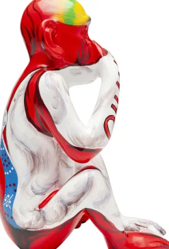 KARE Deko Figur Graffiti Monkey Rot 39cm Online