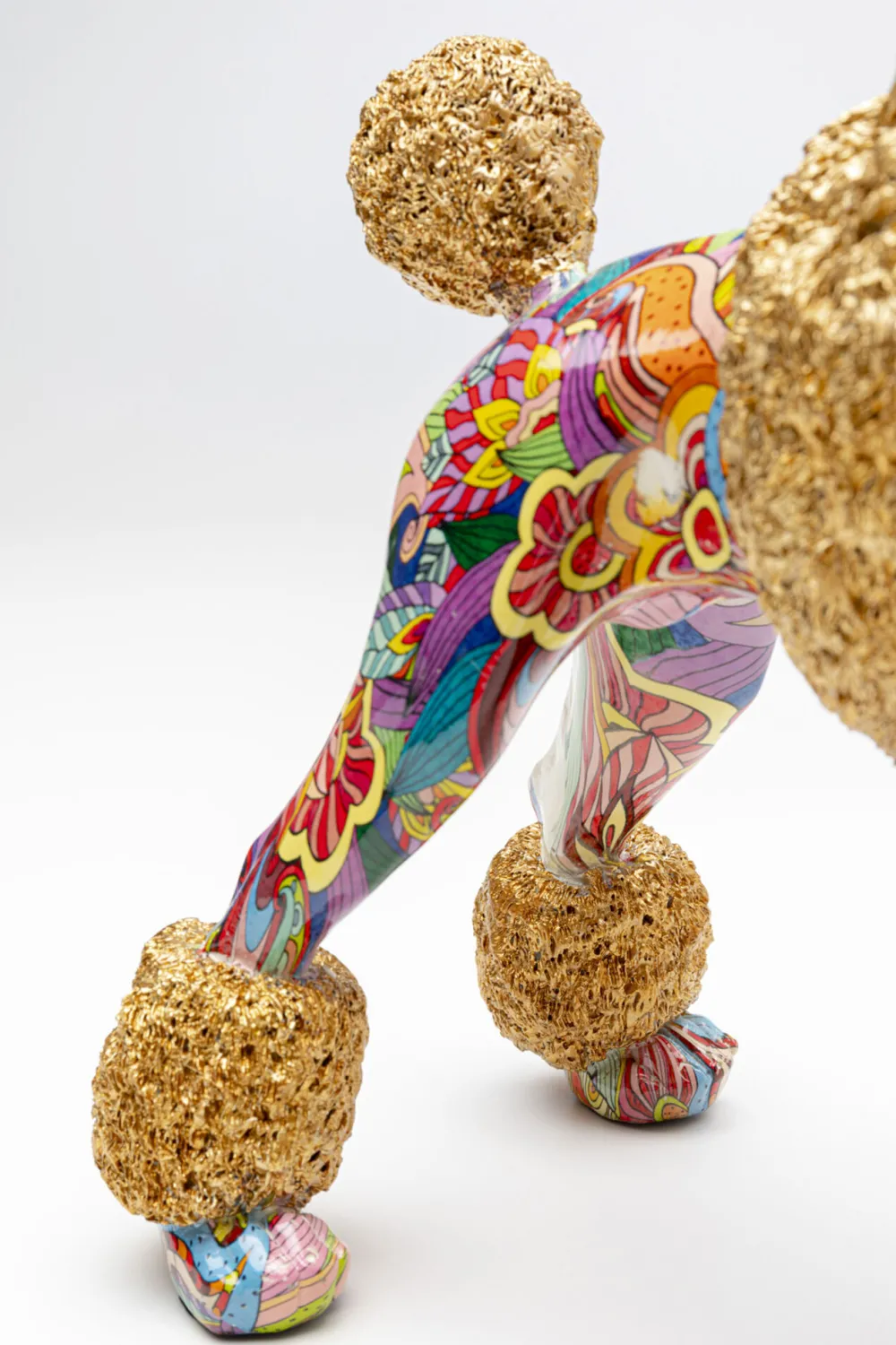 KARE Deko Figur Graffiti Poodle 34cm New