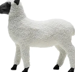 KARE Deko Figur Happy Sheep Wool Weiß 28cm Sale