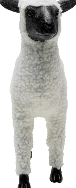 KARE Deko Figur Happy Sheep Wool Weiß 28cm Sale