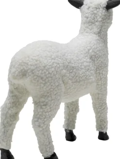 KARE Deko Figur Happy Sheep Wool Weiß 28cm Sale