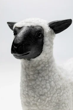 KARE Deko Figur Happy Sheep Wool Weiß 28cm Sale