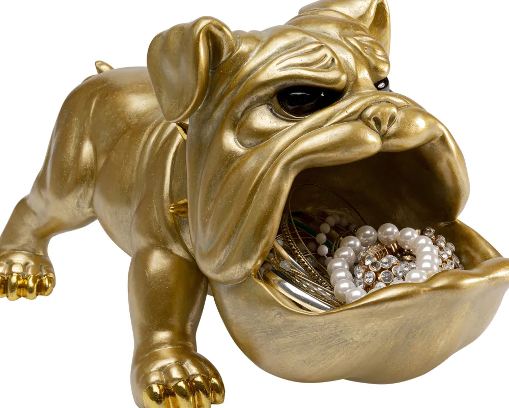 KARE Deko Figur Hungry Dog Gold 37cm Hot