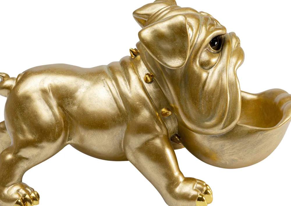KARE Deko Figur Hungry Dog Gold 37cm Hot