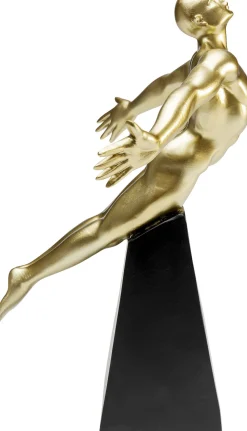 KARE Deko Figur Jumper Gold 37cm New