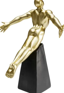 KARE Deko Figur Jumper Gold 37cm New