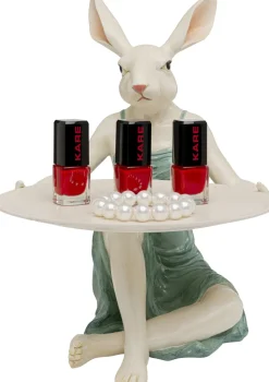 KARE Deko Figur Lady Rabbit Tray 29cm Best