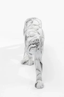 KARE Deko Figur Leopard Marble 95cm Hot