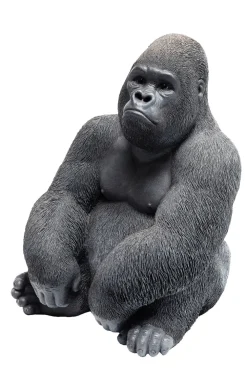 KARE Deko Figur Monkey Gorilla Side Medium Schwarz Sale