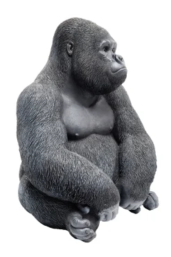 KARE Deko Figur Monkey Gorilla Side Medium Schwarz Sale