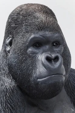 KARE Deko Figur Monkey Gorilla Side XL Schwarz 76cm Discount
