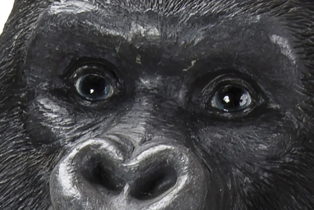KARE Deko Figur Monkey Gorilla Side XL Schwarz 76cm Discount