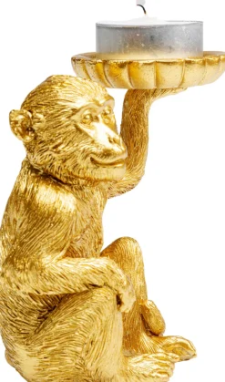 KARE Deko Figur Monkey Tealight Holder 11cm Discount