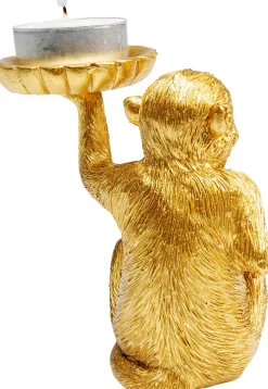 KARE Deko Figur Monkey Tealight Holder 11cm Discount