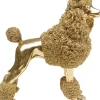 KARE Deko Figur Mrs Poodle Gold 34cm Outlet