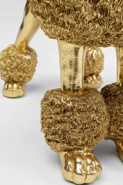 KARE Deko Figur Mrs Poodle Gold 34cm Outlet