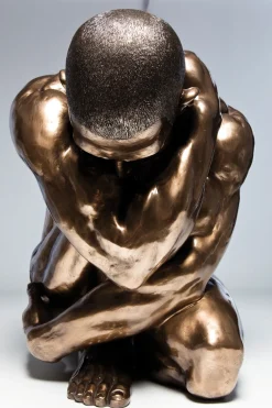 KARE Deko Figur Nude Man Hug Bronze 54cm New