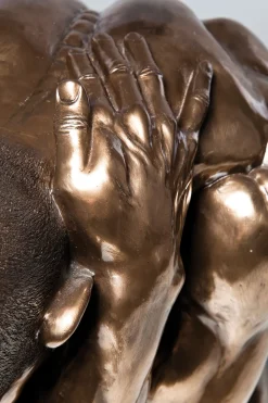 KARE Deko Figur Nude Man Hug Bronze 54cm New