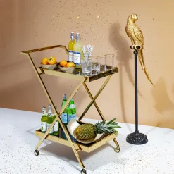 KARE Deko Figur Parrot Gold 116cm Discount