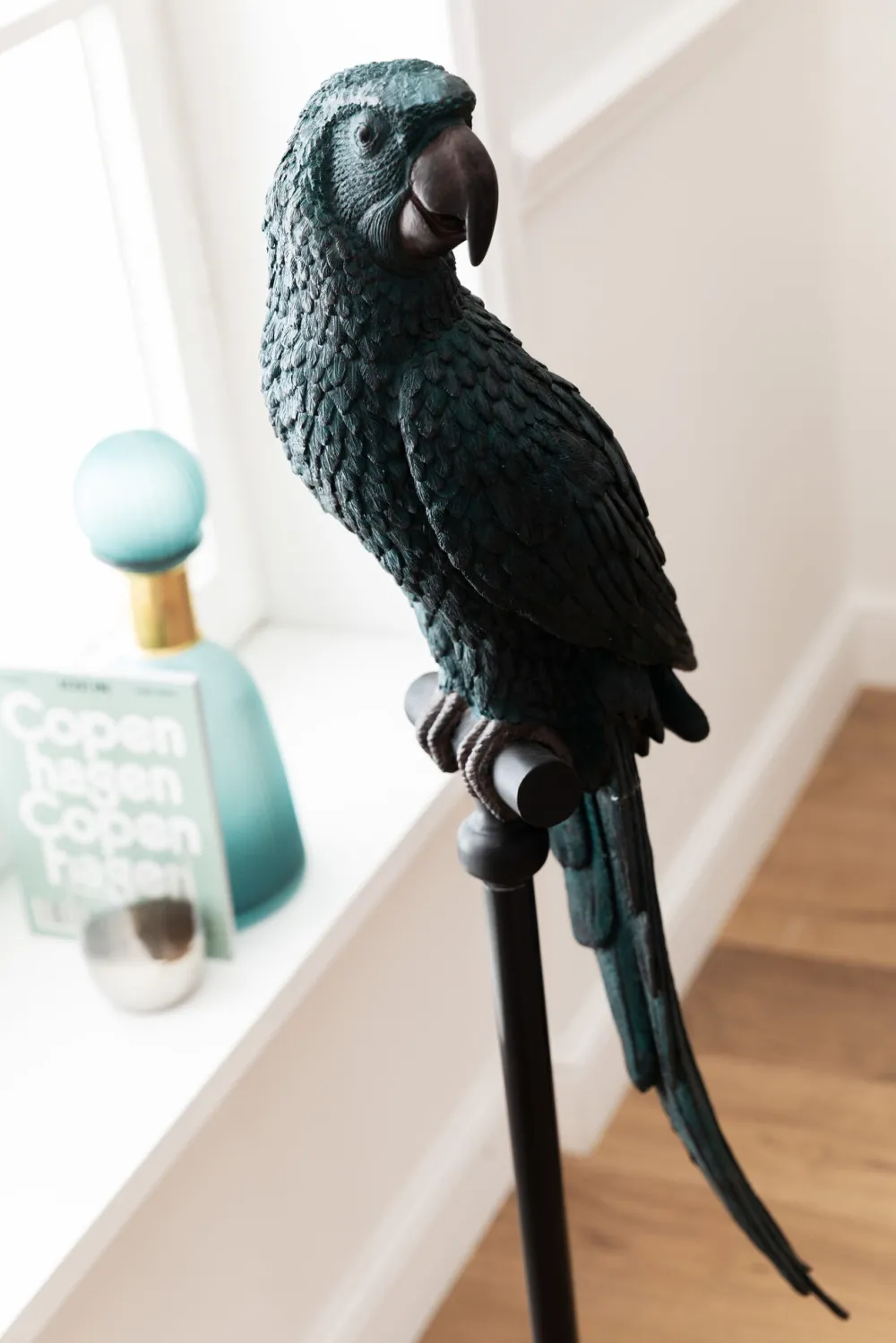KARE Deko Figur Parrot Petrol New