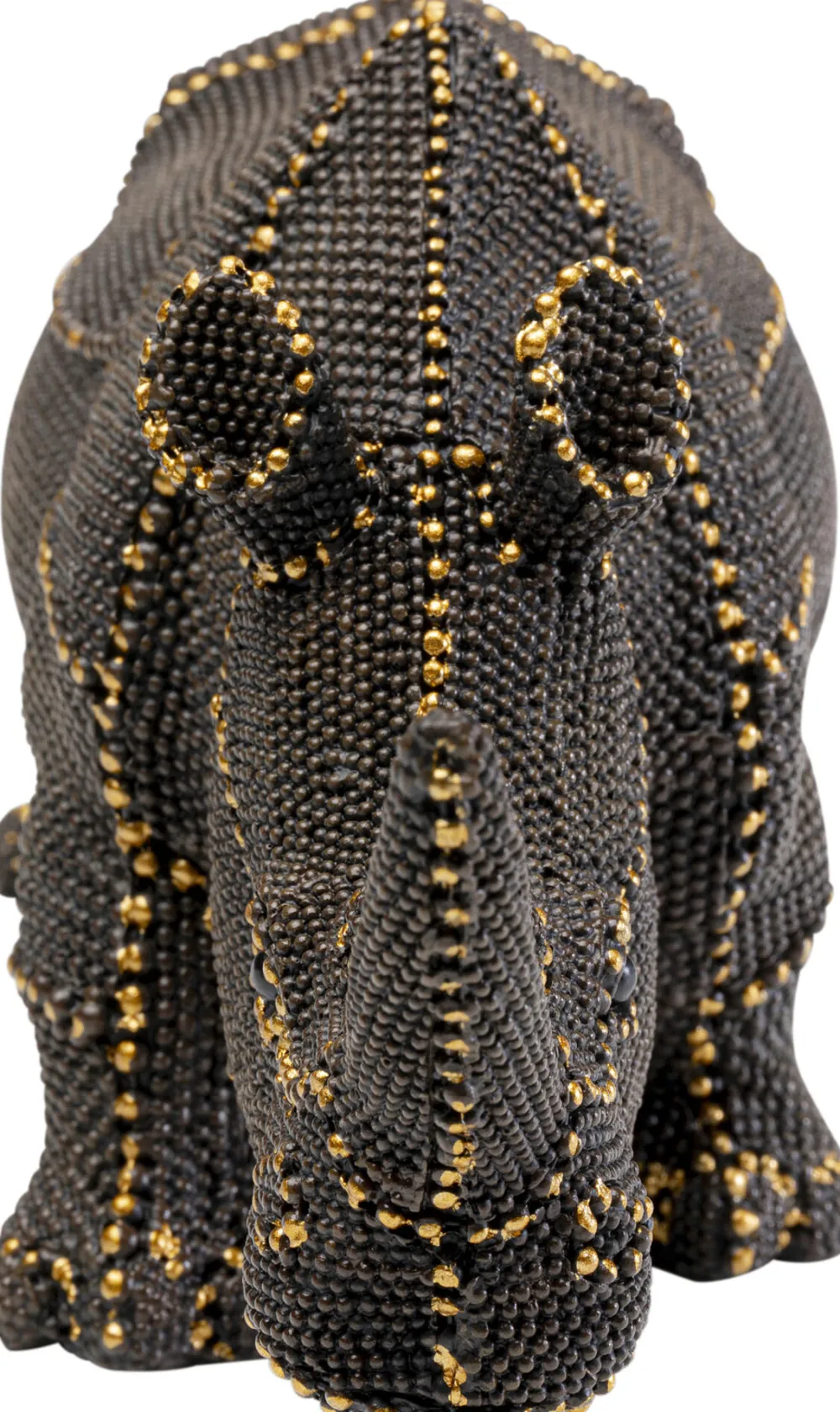 KARE Deko Figur Rhino Rivets Pearls 26cm New