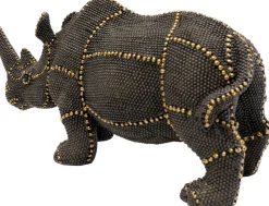 KARE Deko Figur Rhino Rivets Pearls 26cm New