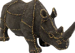 KARE Deko Figur Rhino Rivets Pearls 26cm New