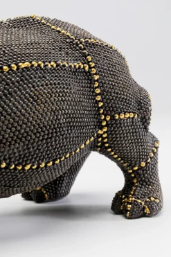 KARE Deko Figur Rhino Rivets Pearls 26cm New