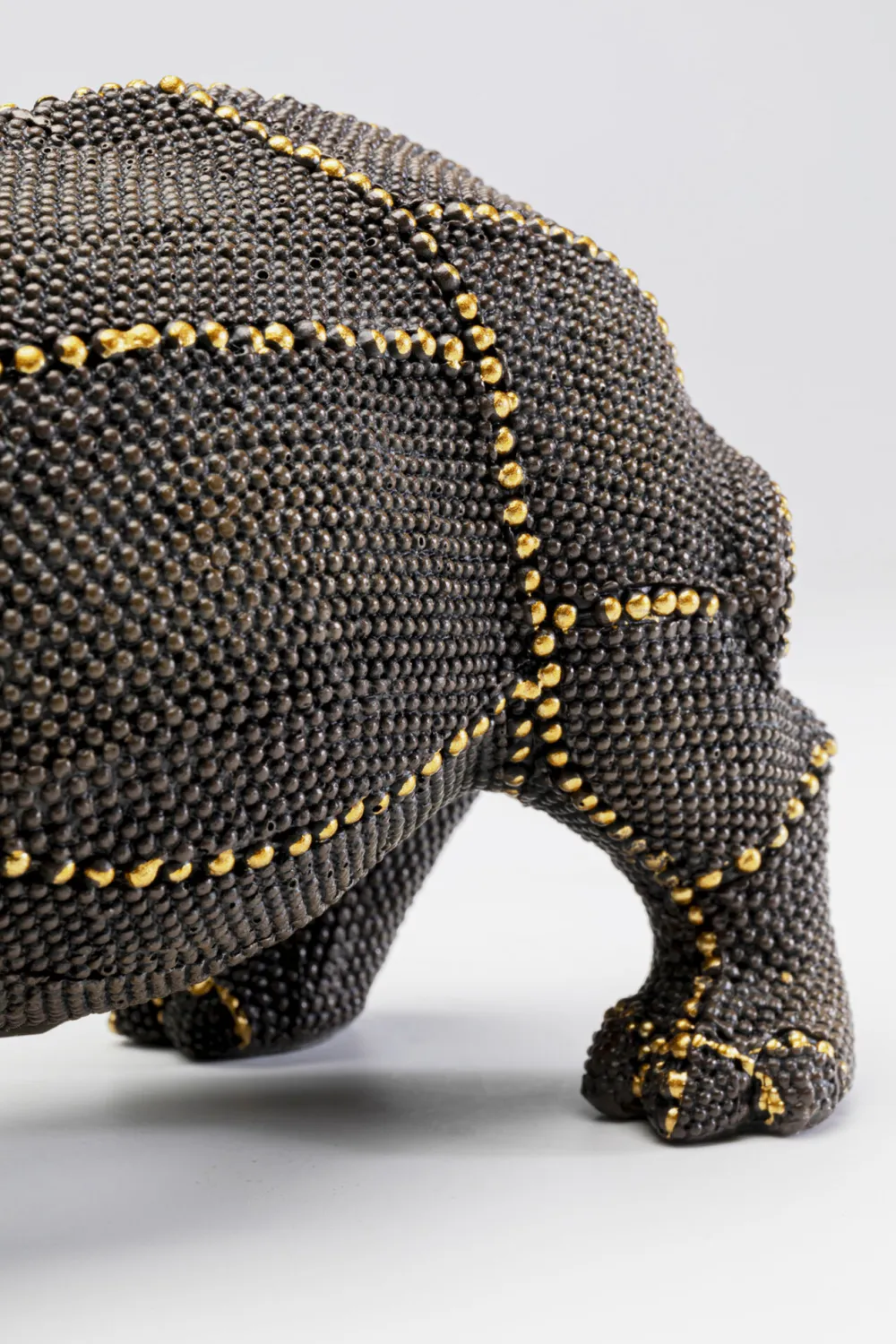KARE Deko Figur Rhino Rivets Pearls 26cm New