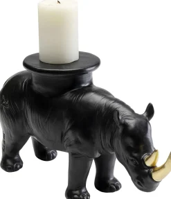 KARE Deko Figur Rhino Schwarz 41cm Clearance