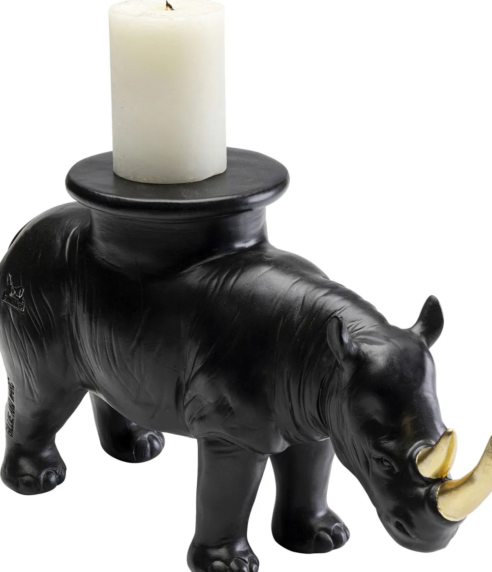 KARE Deko Figur Rhino Schwarz 41cm Clearance