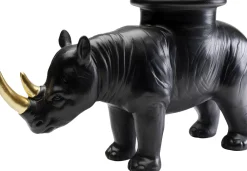 KARE Deko Figur Rhino Schwarz 41cm Clearance