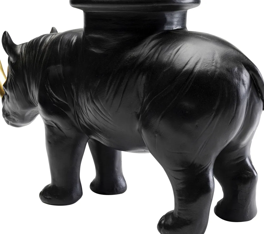 KARE Deko Figur Rhino Schwarz 41cm Clearance