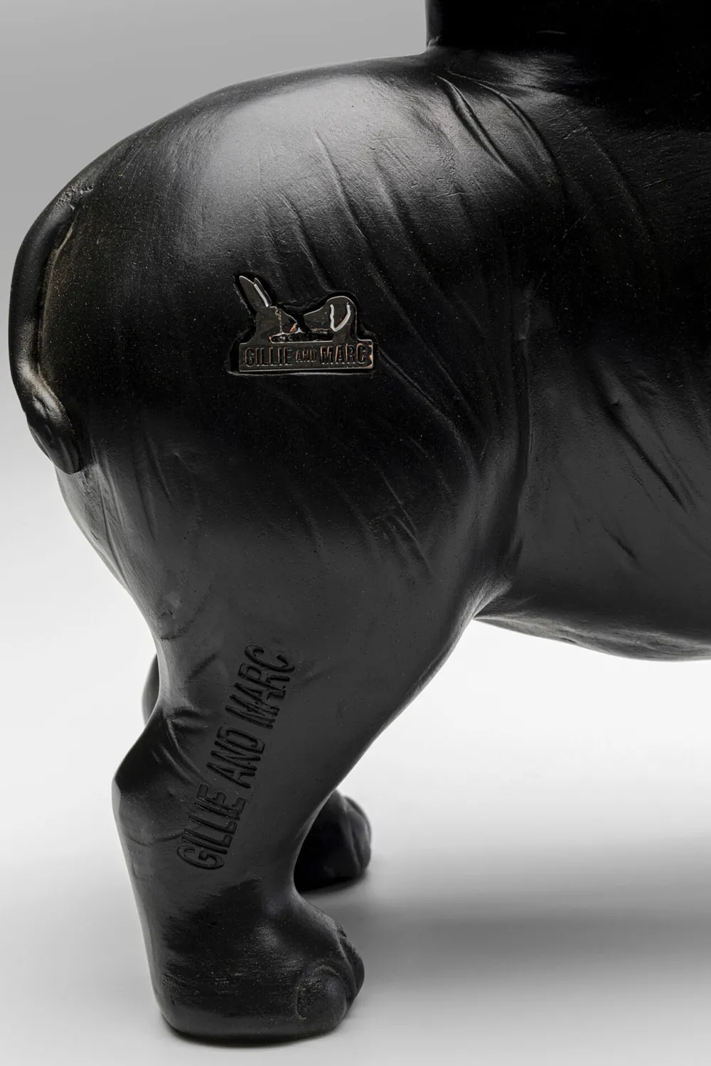 KARE Deko Figur Rhino Schwarz 41cm Clearance