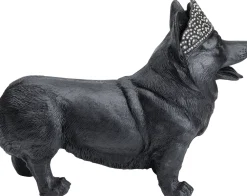 KARE Deko Figur Royal Standing Corgi Schwarz 52cm Best