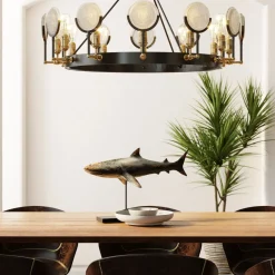 KARE Deko Figur Shark Base 59cm Hot