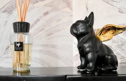 KARE Deko Figur Sitting Angel Dog Gold-Schwarz Online