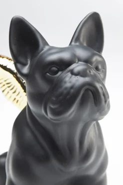 KARE Deko Figur Sitting Angel Dog Gold-Schwarz Online
