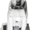 KARE Deko Figur Sitting Cat Rivet Chrome 82cm Outlet