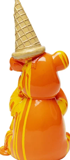KARE Deko Figur Sitting Gelato Bear Orange 37cm Best